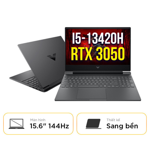 [New 100%] Laptop HP Victus 15 - FA2731TX B85LNPA - Intel Core i5-13420H | RTX 3050 6GB | 15.6 Inch Full HD 144Hz