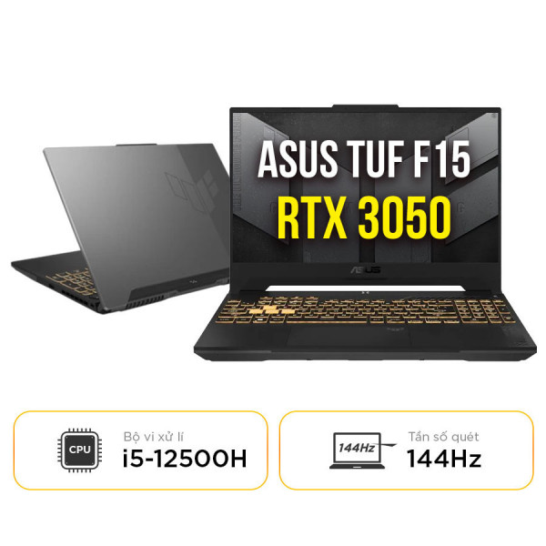 [New 100%] Laptop Asus TUF Gaming F15 FX507ZC4-HN074W - Intel Core i5-12500H | RTX 3050 4GB | 15.6 inch Full HD 144Hz 