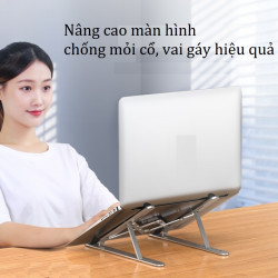 [New 100%] Giá Đỡ Laptop Nhôm 6 Nấc Điều Chỉnh