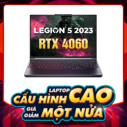 [New 100%] Laptop Lenovo Legion 5 15ARP8 83EF0002US | AMD Ryzen 7-7735HS | 16GB | SSD 512GB | RTX 4060 | 15.6 inch 2K 165Hz 100% sRGB