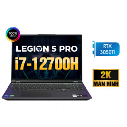 [New Outlet] Laptop Lenovo Legion 5 Pro 16IAH7 82S00003US - Intel Core i7 - 12700H | RTX 3050 Ti | 16 Inch WQXGA 100% sRGB 165Hz