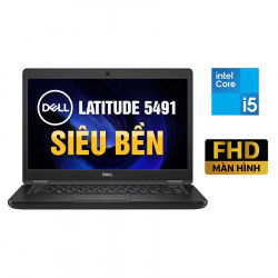 Laptop Cũ Dell Latitude 5491 - Intel Core i5-8300H | 14 inch Full HD