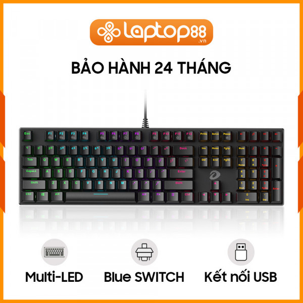 [New 100%] Bàn Phím Máy Tính DAREU EK810 Multi-Led Black Blue Switch (Bàn Phím Cơ)