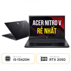 [New Outlet] Laptop Gaming Acer Nitro V ANV15-51-53VM NH.QNAAA.002 - Intel Core i5-13420H | Geforce RTX 2050 | 15.6 inch Full HD 144Hz
