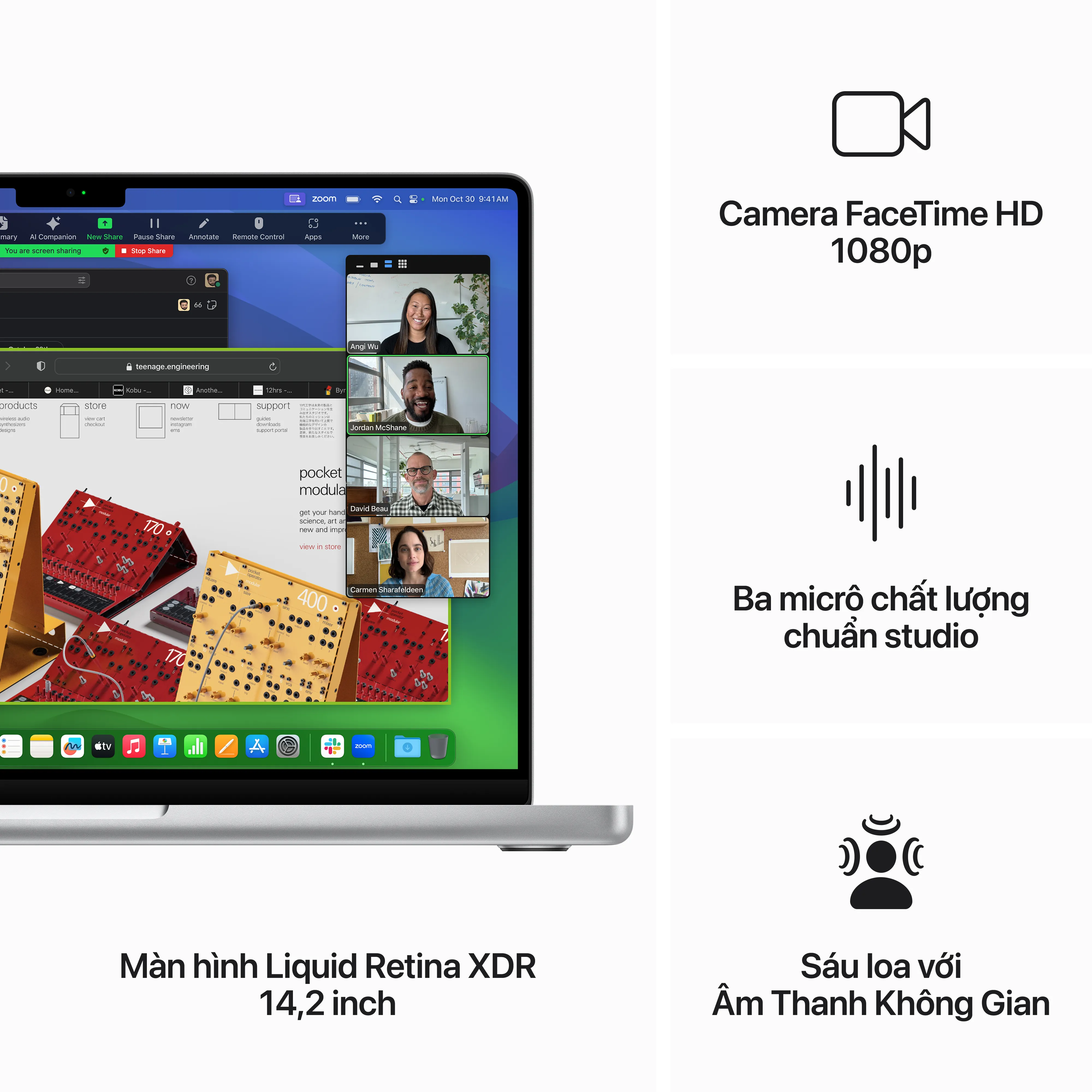[New 100%] Macbook Pro M3 Pro 2023 - 18 Core GPU | 14 Inch Retina