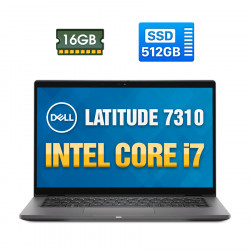 Laptop Cũ Dell Latitude 7310 - Intel Core i7-10610U | RAM 16GB | SSD 256GB NVMe | 13.3 Inch Full HD