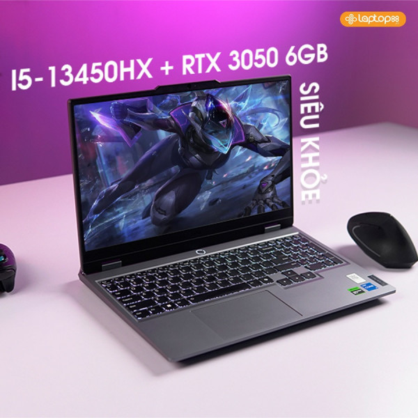 [New 100%] Laptop Lenovo LOQ 15IRX9 83DV012LVN - Intel Core i5-13450HX | 12GB DDR5 | RTX 3050 6GB | 15.6 inch 144Hz 100% sRGB