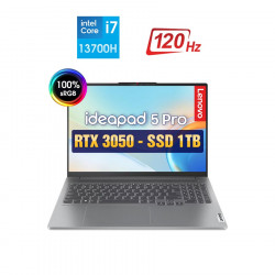 [New 100%] Laptop Lenovo IdeaPad 5 Pro 16IRH8 83AQ000PUS - Intel Core i7-13700H | 16GB | SSD 1TB | RTX 3050 | 16 inch 2.5K 120Hz