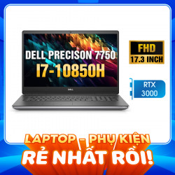 Laptop Cũ Dell Precision 7750 - Intel Core i7-10850H | 16GB | RTX 3000 | 17.3 Inch Full HD
