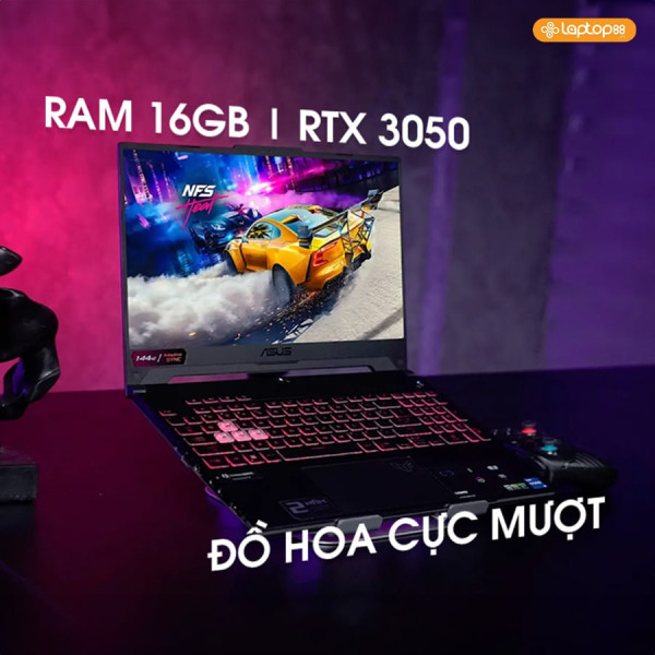 [New 100%] Laptop Asus TUF Gaming F15 FX507ZC4 HN095W - Intel i5-12500H | 16GB | RTX 3050 | 15 inch Full HD 144Hz