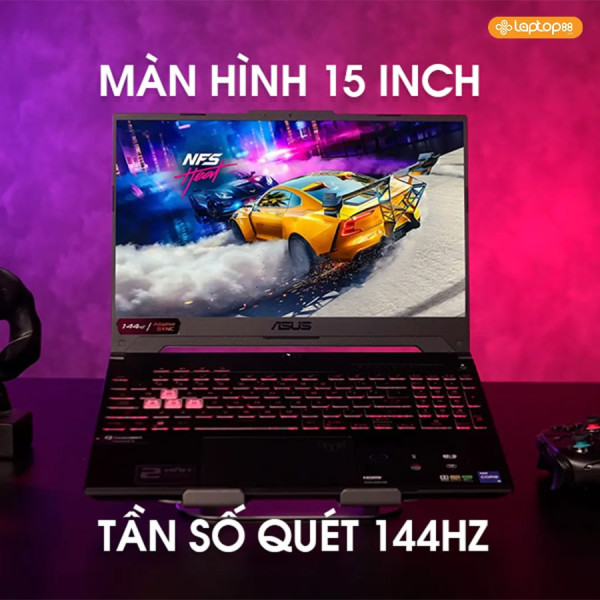 [New 100%] Laptop Asus TUF Gaming F15 FX507ZC4 HN095W - Intel i5-12500H | 16GB | RTX 3050 | 15 inch Full HD 144Hz