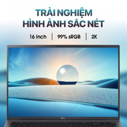 [New 100%] Laptop LG Gram 2024 16Z90S-H.ADB9U1 - Intel Core Ultra 7-155H | 32GB | SSD 2TB | 16 Inch 2K (2560 x 1600) 100% sRGB