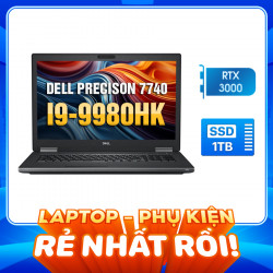 Laptop Cũ Dell Precision 7740 - i9-9980HK | 16GB | RTX 3000 | 1TB SSD | 17.3 inch Full HD