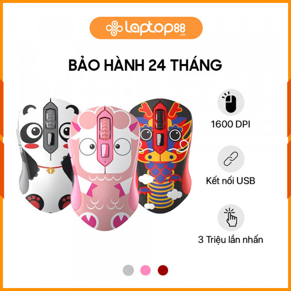 [New 100%] Chuột Không Dây DAREU LM115G Multi-color Dragon / Panda / Sheep