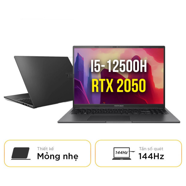 [New 100%] Laptop ASUS Gaming Vivobook 16X K3605ZF-RP634W [Pro] - Intel Core i5-12500H | RTX 2050 | 16GB | 16 Inch WUXGA 144Hz