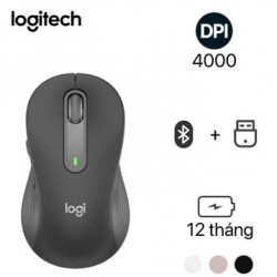 [New 100%] Chuột Không Dây Logitech Signature M650 Pink/White/Black