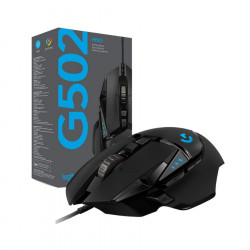 [New 100%]  Chuột Gaming Logitech G502 Hero High Performance Black 