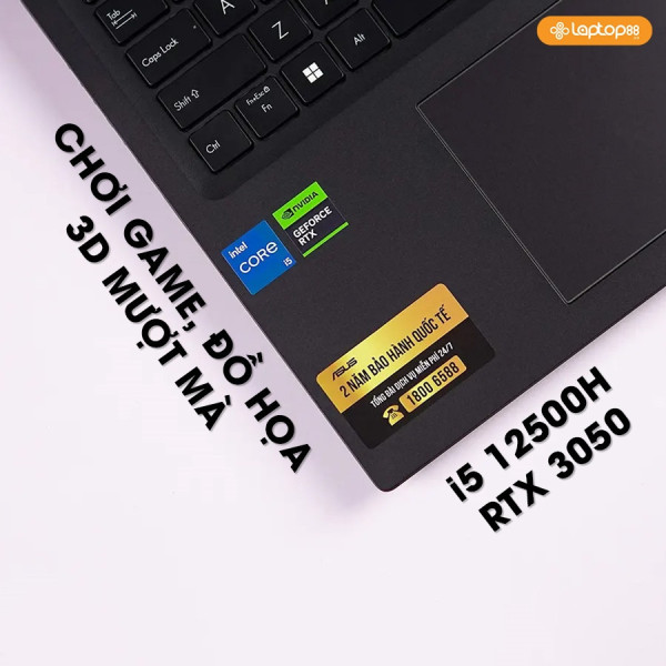 [New 100%] Laptop Asus Vivobook 16X K3605ZC-RP564W - Intel Core i5-12500H | RTX 3050 | 16GB | 16 Inch WUXGA 144Hz