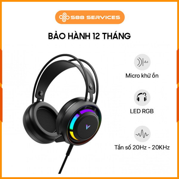 [New 100%] Tai Nghe Gaming Có Dây Rapoo VH360C Black 12964