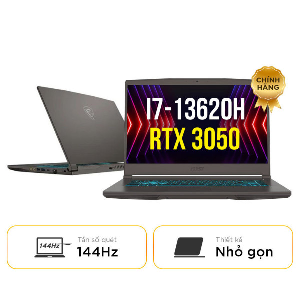 [New 100%] Laptop MSI Thin 15 B13UC 1411VN - Intel Core i7-13620H | RTX 3050 | 15.6 inch Full HD 144Hz