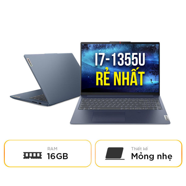 [New Outlet] Lenovo IdeaPad Slim 5 16IRL8 82XF001TUS - Intel Core i7-1355U | 16GB | 16 inch Full HD+