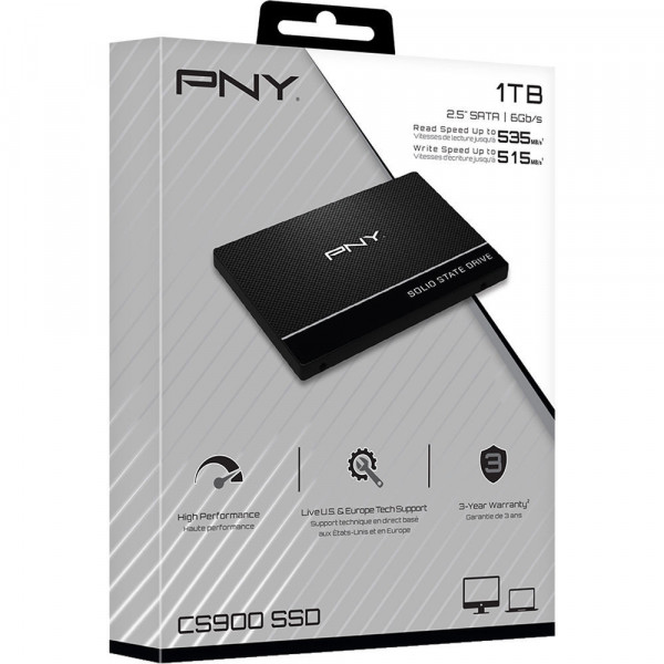 [New 100%] SSD 2.5 inch 1TB PNY CS900 SATA III