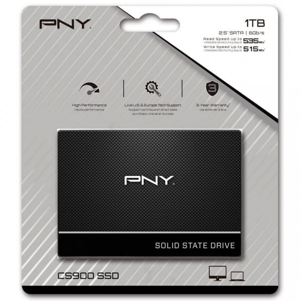 [New 100%] SSD 2.5 inch 1TB PNY CS900 SATA III