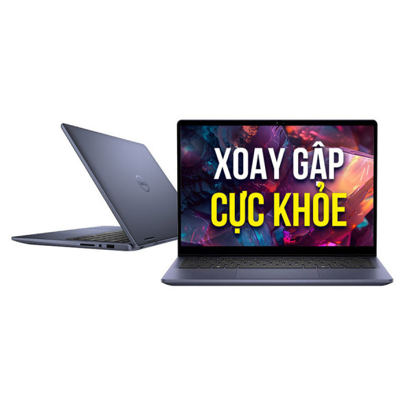 [New 100%] Dell Inspiron 14 7445 2 in 1 77CF1 - AMD R5 - 8640HS | SSD 512GB | 14 inch Full HD+ Touch