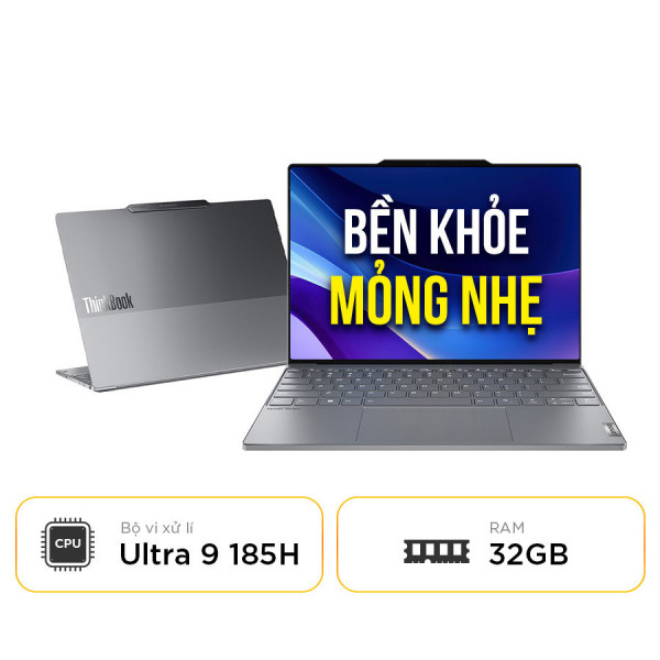 [New 100%] Laptop Lenovo ThinkBook X IMH-21NW0002CD - Intel Core Ultra 9 - 185H | 32GB | SSD 1TB | 13.5 inch 2.8K Touch