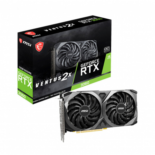 [Mới 100%] Card Đồ Họa VGA MSI GeForce RTX 3060 VENTUS 2X 12GB GDDR6 OC