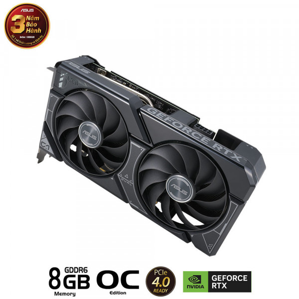 [New 100%] Card đồ họa VGA ASUS Dual GeForce RTX 4060 OC Edition 8GB