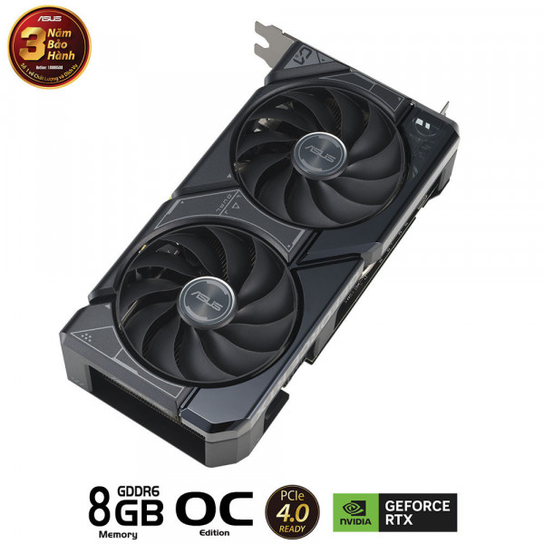 [New 100%] Card đồ họa VGA ASUS Dual GeForce RTX 4060 OC Edition 8GB