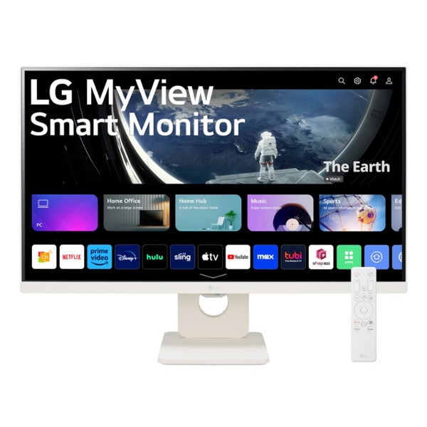 [New 100%] Màn hình thông minh 24.5 inch LG 25SR50F-W - FullHD / 8ms / IPS / Loa (kèm điều khiển)