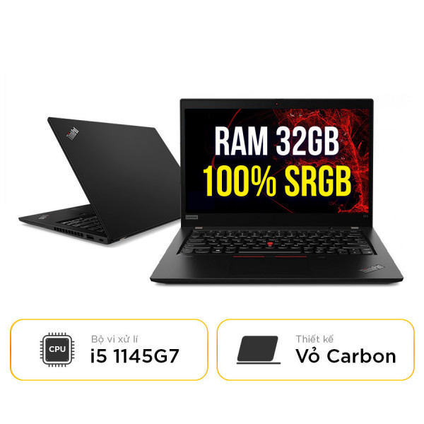 [New Outlet] Laptop Lenovo ThinkPad X1 Carbon Gen 9 20XXX09900 - Intel Core i5-1145G7 | 32GB | 14 inch Full HD+ 100% sRGB Touch