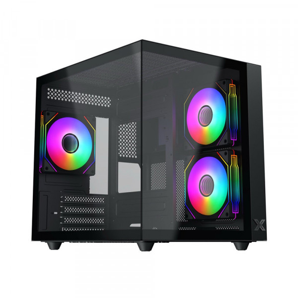 [New 100%] Vỏ máy tính Xigmatek Aqua M Lite Arctic 3GF EN44144 (Đen) | EN44168 (Trắng)