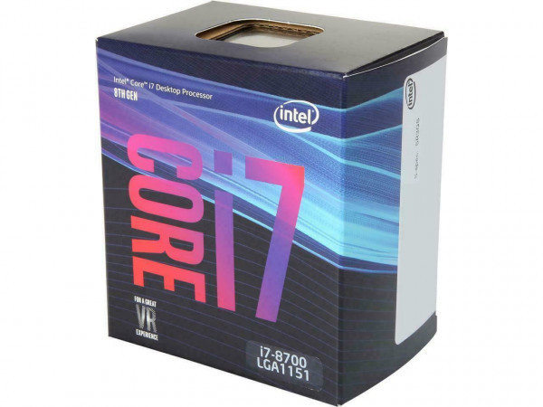 [New 100%] CPU Intel Core i7 8700 (4.60GHz, 12M, 6 Nhân, 12 Luồng)