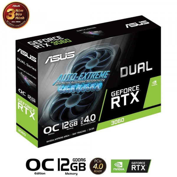 [Mới 100%] Card Đồ Họa VGA  Asus Dual RTX 3060 12GB OC Edition V2
