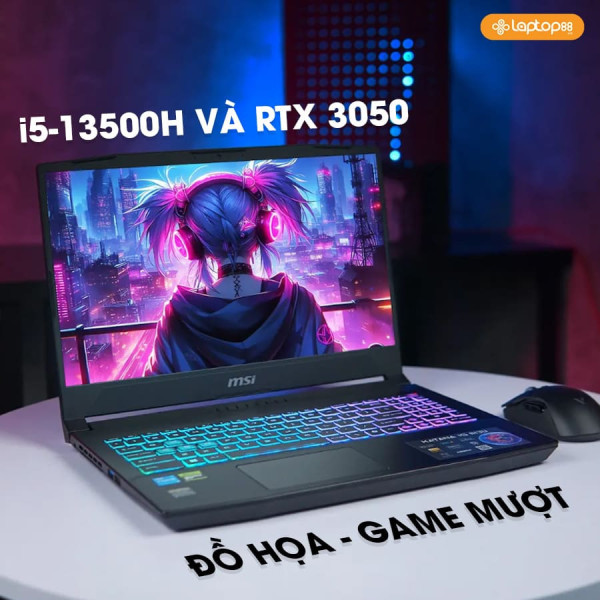 [New 100%] Laptop MSI Katana 15 B13UDXK-2270VN - Intel Core i5-13500H | RTX 3050 | SSD 1TB | 15.6 inch Full HD 144Hz