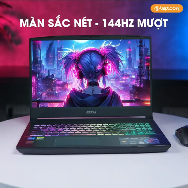 [New 100%] Laptop MSI Katana 15 B13UDXK-2270VN - Intel Core i5-13500H | RTX 3050 | SSD 1TB | 15.6 inch Full HD 144Hz