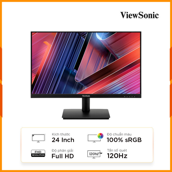 [New 100%] Màn hình 24 Inch Viewsonic VA240A-H (23.8 inch / Full HD / IPS / 120Hz/ 1ms)