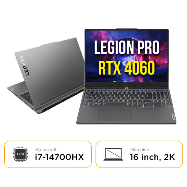 [New 100%] Lenovo Legion Y7000P IRX9-83DG003VCD / 83DG003UCD - Intel Core i7-14700HX | 16GB | RTX 4060 | 16 Inch WQXGA 165Hz