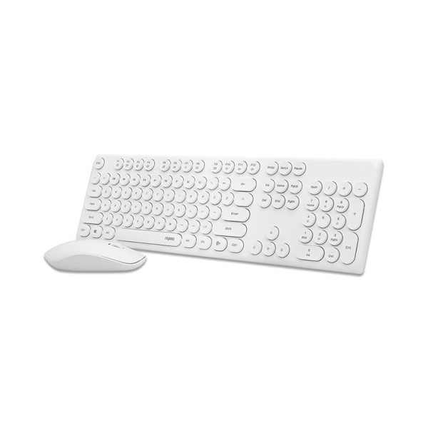 [New 100%] Bộ bàn phím chuột không dây RAPOO X260S Black 11559 | Pink 11811 | White 11810