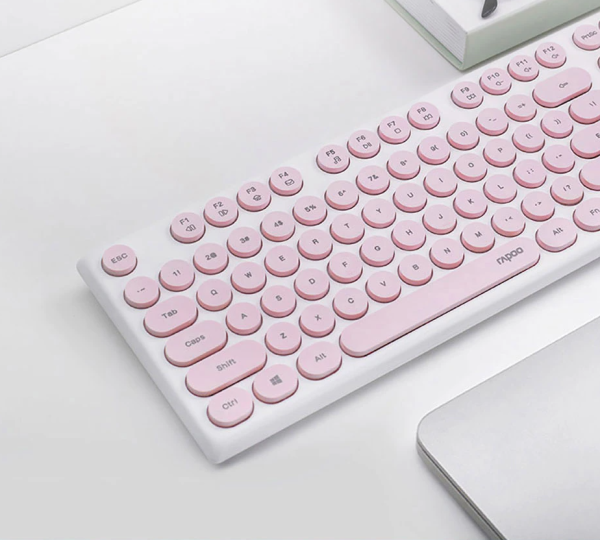 [New 100%] Bộ bàn phím chuột không dây RAPOO X260S Black 11559 | Pink 11811 | White 11810