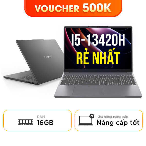 [New 100%] Laptop Lenovo IdeaPad Slim 3 16IRH10 83K20002VN - Intel Core i5-13420H | 16GB | 16 inch Full HD+