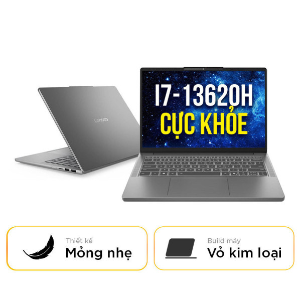 [New 100%] Laptop Lenovo IdeaPad Slim 3 14IRH10 83K00007VN - Intel® Core™ i7-13620H | 16GB | SSD 512GB | 14 inch Full HD+