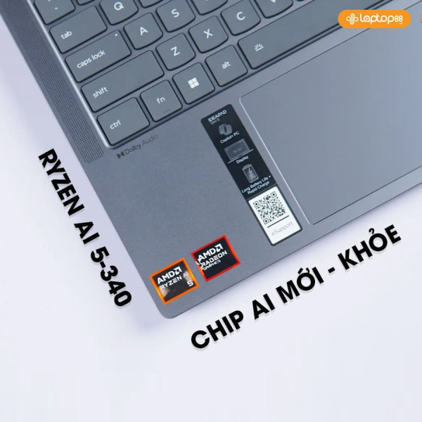 [New 100%] Laptop Lenovo IdeaPad Slim 5 14AKP10 83HX001KVN - RYZEN AI 5-340 | 14 inch Full HD+ OLED 