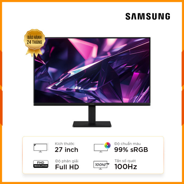 [New 100%] Màn Hình 27 Inch Samsung Essential S3 S30GD LS27D300GAEXXV (27 inch / IPS / FHD / 5ms / 100Hz)