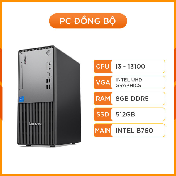 Máy Tính Đồng Bộ Lenovo ThinkCentre Neo 50T G5 12UB0023VA - Intel Core i3-13100 | 8GB | 512GB
