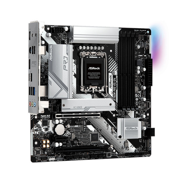 [Mới 100%] Mainboard ASROCK B760M PRO RS - Intel B760 | Socket 1700 |  M-ATX | 4 khe ram | 2.5 Gigabit LAN
