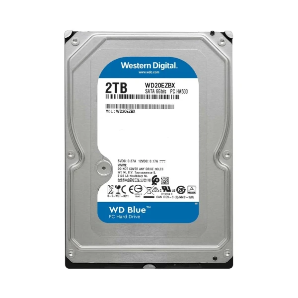 [New 100%] Ổ Cứng HDD WD Blue 2TB 3.5 inch SATA III 256MB Cache 7200RPM WD20EZBX